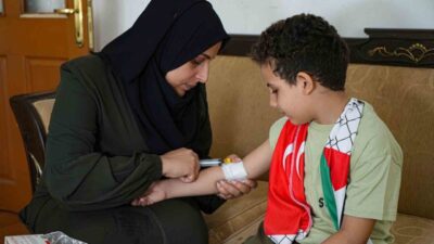 Eşi Halid ve kızı Melek’i İsrail saldırısında kaybeden İman Fevzi