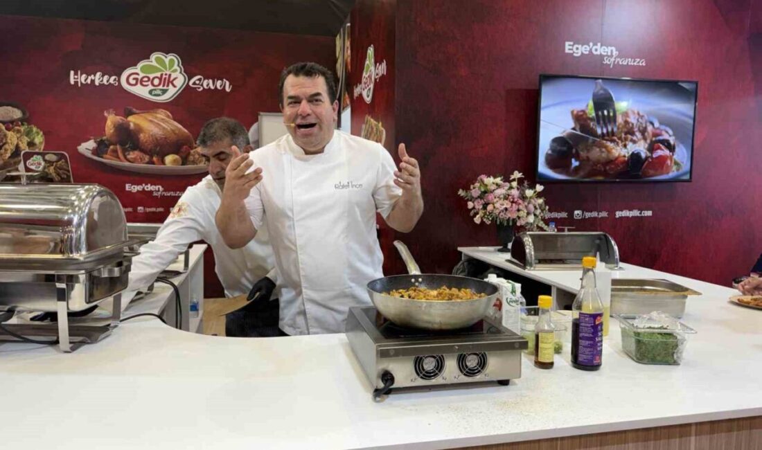 İstanbul’da düzenlenen World Food İstanbul Fuarı’nda yer alan Gedik Piliç