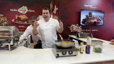 İstanbul’da düzenlenen World Food İstanbul Fuarı’nda yer alan Gedik Piliç
