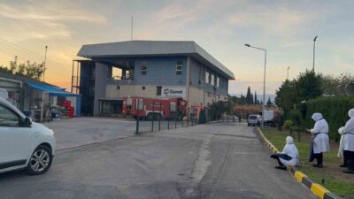 Gemlik Serbest Bölge’de faaliyet gösteren bir işletmenin yemekhanesinde yangın çıktı.