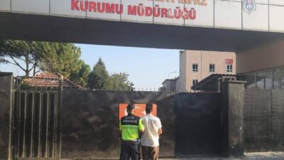 Aydın’ın Germencik ilçesinde yol kontrol faaliyeti sırasında 11 ay hapis