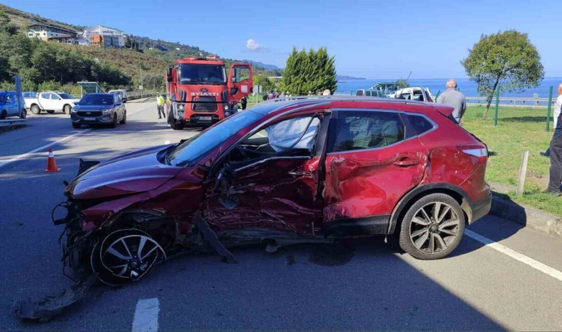 Giresun’un Eynesil ilçesinde sabah kavşakta meydana gelen trafik kazasında 3