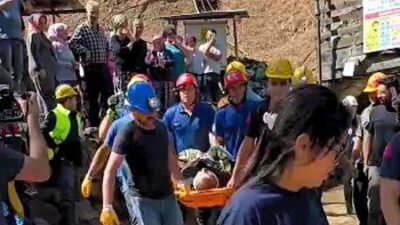 Denizli’nin Acıpayam ilçesinde dün öğle saatlerinde bir krom madeninde meydana