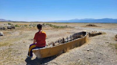 Yaz döneminin kurak geçtiği Afyonkarahisar’da, Eber Gölü için çalan tehlike