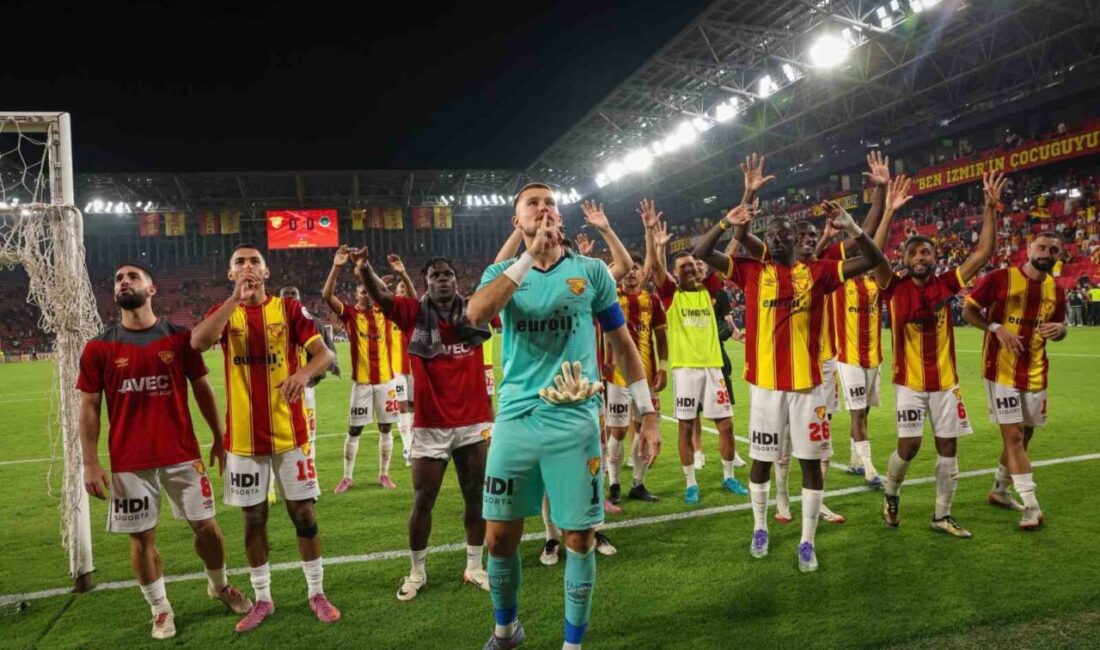 Göztepe, Süper Lig’in 6. haftasında yarın Gürsel Aksel Stadyumu’nda Beşiktaş’ı