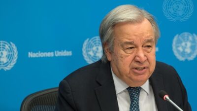 Birleşmiş Milletler Genel Sekreteri Antonio Guterres, düzenlediği basın toplantısında, “Katar’da