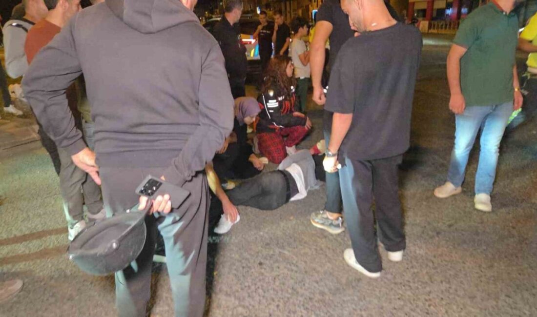 Bursa’nın Orhangazi ilçesinde meydana gelen trafik kazasında ana yolda karşıdan