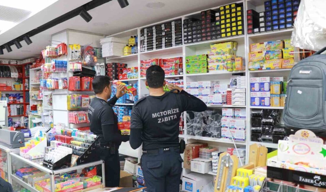 Haliliye’de zabıtadan kırtasiyelere denetim Haliliye Belediyesi Zabıta Müdürlüğü, yeni eğitim öğretim yılının başlamasıyla kırtasiyelerde