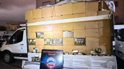 Hatay’ın İskenderun ilçesinde polis ekipleri tarafından 2 milyon 900 bin