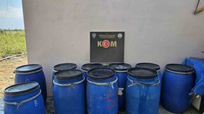 Hatay’ın Arsuz ilçesinde belirlenen 3 adreste yapılan aramada bin 35