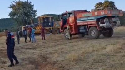 Konya’nın Hüyük ilçesinde yaylada çıkan yangın ormanlık alana sıçramadan söndürüldü.