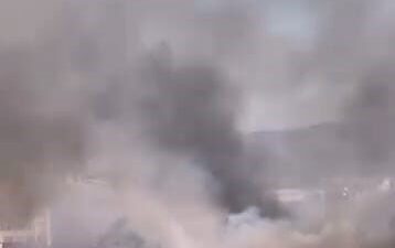 Bursa’nın İnegöl ilçesinde çıkan anız yangını mahalle sakinlerinde paniğe neden