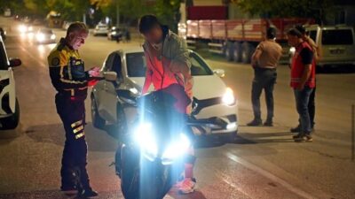 Isparta İl Emniyet Müdürlüğü ekiplerince 10 noktada yapılan denetimlerde 207