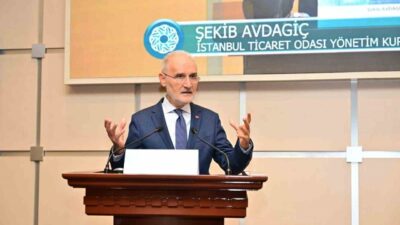 Uluslararası Gayrimenkul Kongresi’nde konuşan İstanbul Ticaret Odası (İTO) Başkanı Şekib