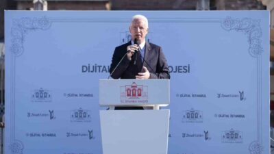 İstanbul Valisi Davut Gül, “Dijital İstanbul” projesi kapsamında, kentteki tüm