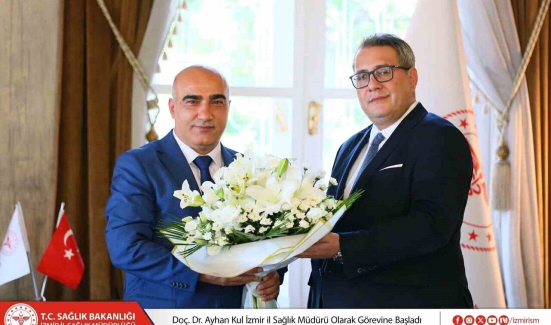 İzmir İl Sağlık Müdürü Ayhan Kul görevine başladı İzmir İl Sağlık Müdürü Burak Öztop’un yerine atanan Doç. Dr.