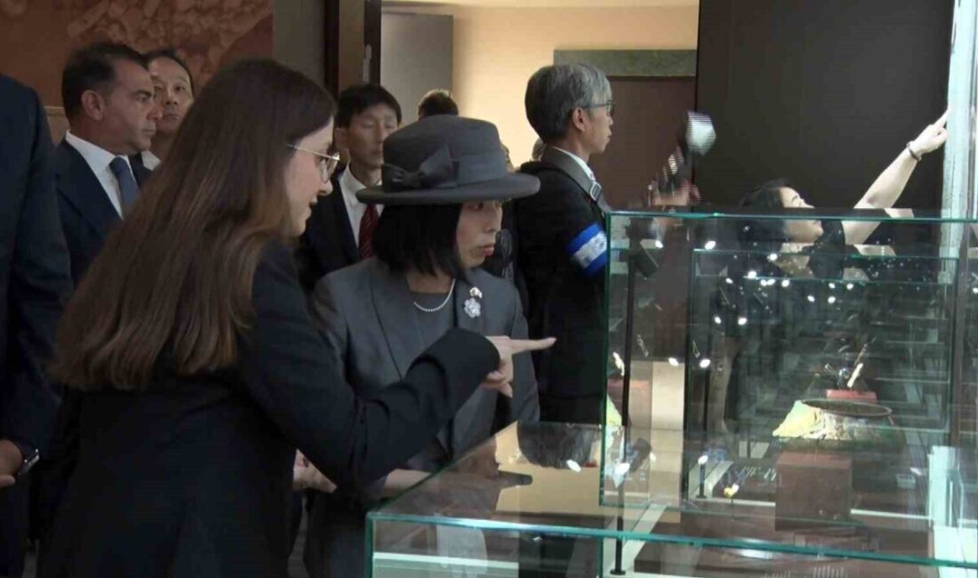 Japonya Altes Prensesi Akiko Mikasa, Türkiye ziyareti kapsamında ‘Arkeolojinin Altın