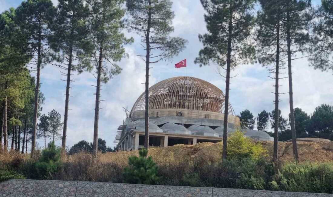 Sinop’ta, Üniversite Yerleşkesi Cami Yaptırma ve Yaşatma Derneği tarafından yapımı