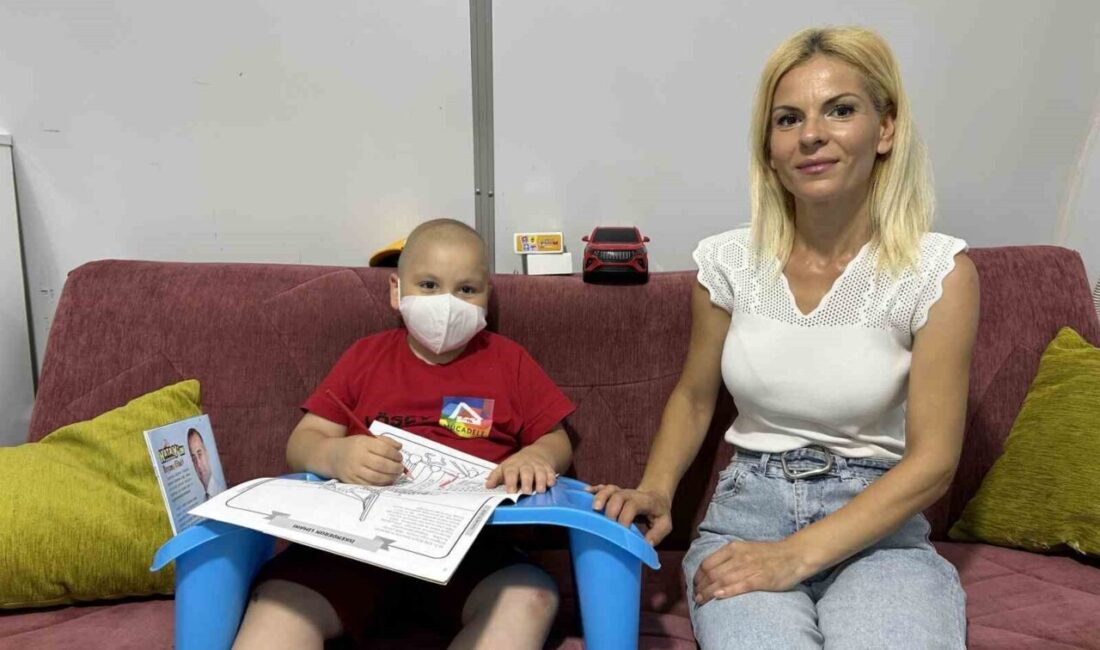 Hatay’da kansere yakalanan ve mücadele veren Nevin Beğdili, evladının kansere