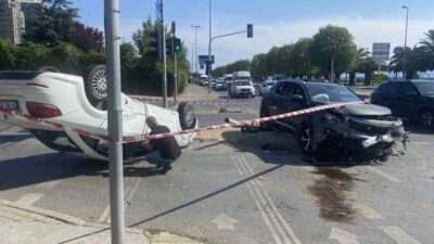 Kartal’da iki aracın çarpışması sonucu meydana gelen trafik kazasında 4