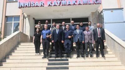 İnhisar Kaymakam Mücahit Ünal, kurum amirleriyle yaptığı toplantıda “Adalet ve