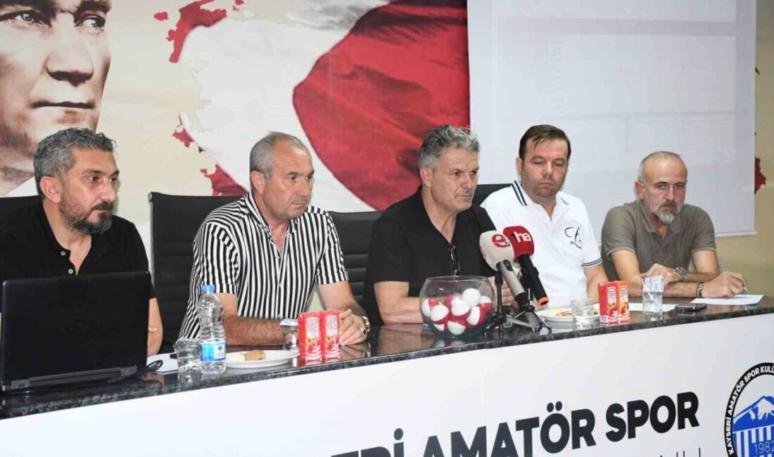 2025-2026 futbol sezonu Kayseri Süper Amatör Küme fikstürü çekildi. 20-21
