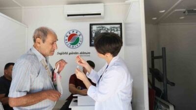 Kepez Belediyesi Sağlık Merkezi çatısı altında hizmet veren Mobil Sağlık