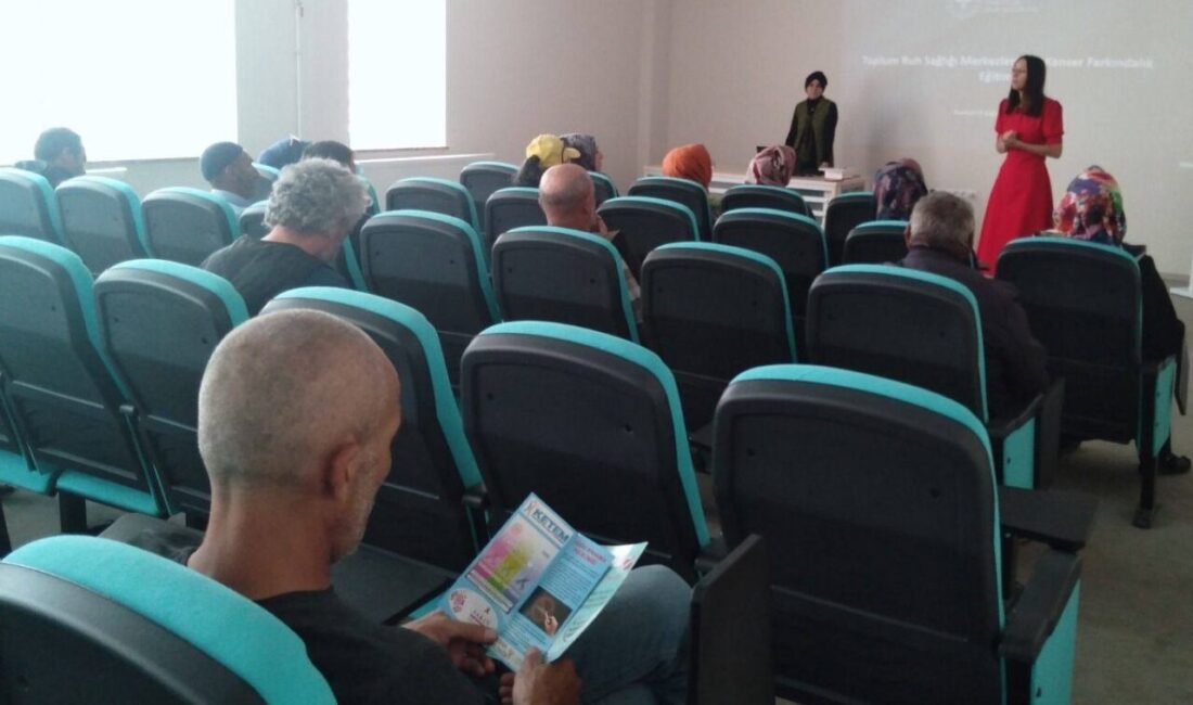 KETEM’de ’Kanser Farkındalık Eğitimi’ düzenlendi Bayburt Toplum Ruh Sağlığı Merkezi (TRSM) ile Kanser Erken Teşhis