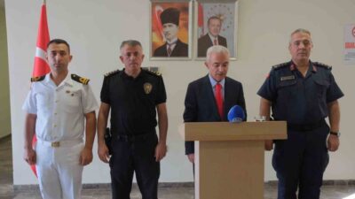 Kırklareli Valisi Uğur Turan, Asayiş Basın Bilgilendirme toplantısında, ağustos ayında