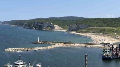 Kırklareli’nin Vize ilçesine bağlı Kıyıköy beldesi, olumsuz hava şartları sebebiyle