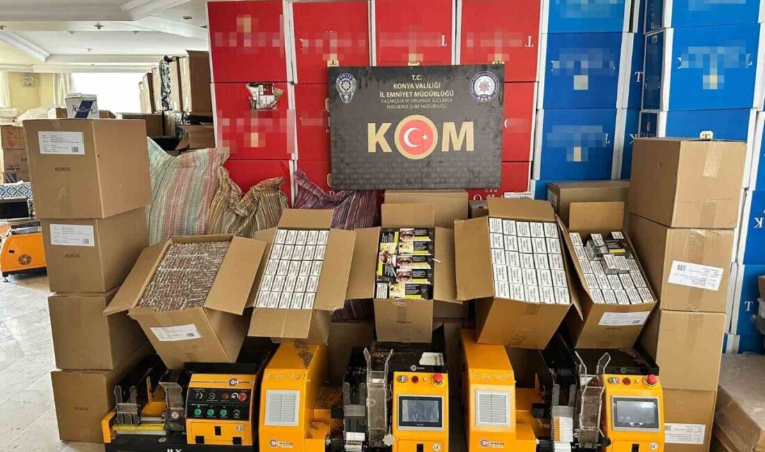 Konya Emniyet Müdürlüğü Kaçakçılık ve Organize Suçlarla Mücadele (KOM) Şube