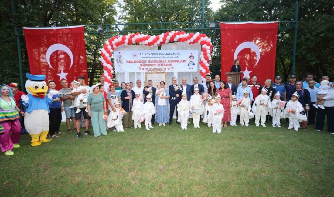 Köyceğiz Kaymakamlığı himayesinde sünnet şöleni Köyceğiz Kaymakamlığı himayesinde ‘Geleceğe Sağlıklı Adımlar Sünnet Şöleni’ düzenlendi. Sünnet