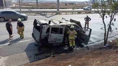 Anadolu Otoyolu Kurtköy gişelerinden çıktıktan kısa süre sonra seyir halindeki
