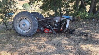 Tokat’ın Artova ilçesinde meydana gelen traktör kazasında bir kişi hayatını