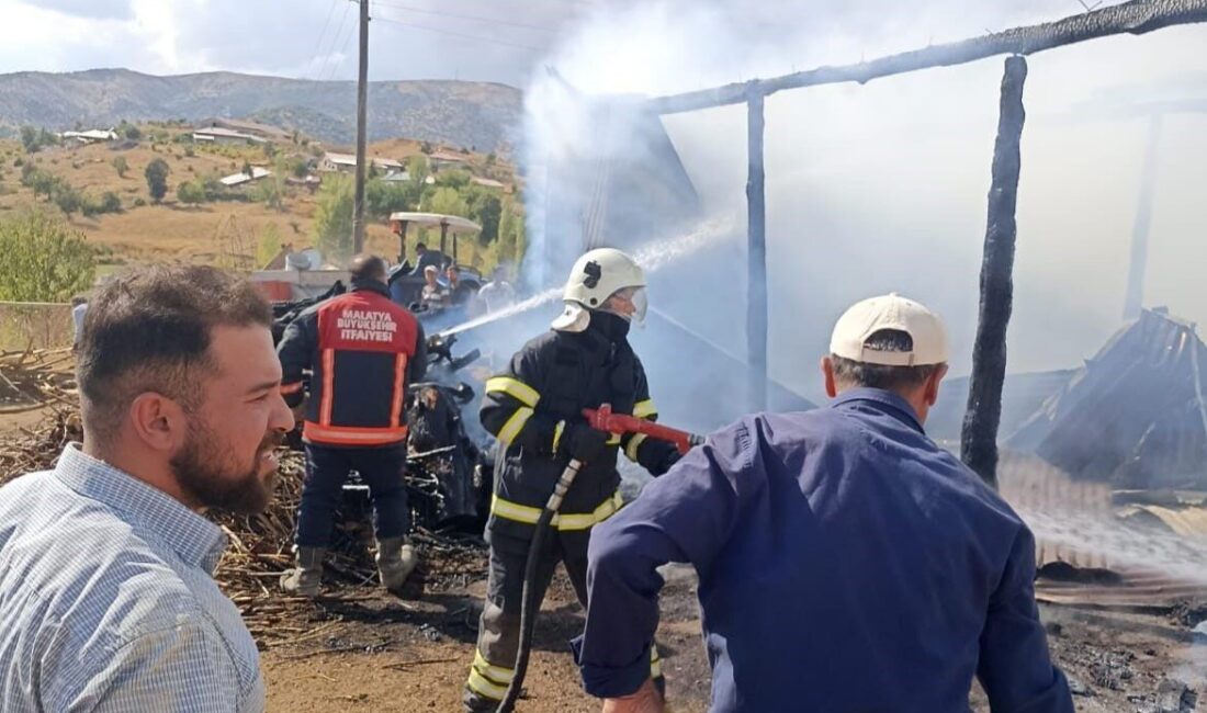 Malatya’da ahır yangını: 10 büyükbaş hayvan telef oldu Malatya’nın Doğanşehir ilçesinde bir ahırda çıkan yangında 10 büyükbaş hayvan