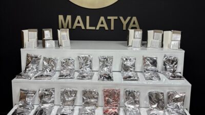 Malatya’da polis ekipleri tarafından düzenlenen 3 ayrı kaçakçılık operasyonunda çok