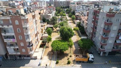 Mersin’in merkez ilçe Akdeniz Belediyesi, Yeni Mahalle’de bulunan Manolya Parkında