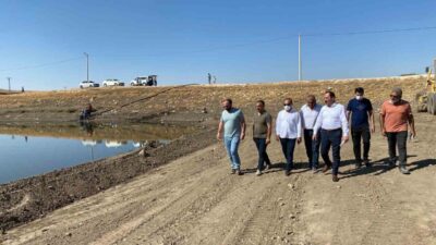 Mardin’in Mazıdağı ilçesi Şanlı Mahallesi’nde bulunan ve gölet olarak kullanılan