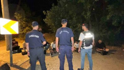 Muğla’nın Marmaris ilçesinde iki araçla Aktaş mevkiine bırakıldığı tespit edilen