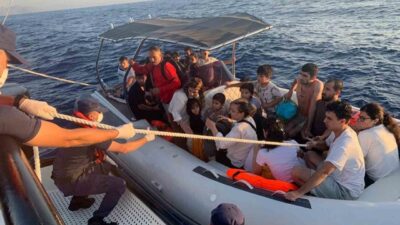 Muğla’nın Marmaris ilçesinde yasa dışı yollardan Yunanistan adalarına geçmeye çalışan