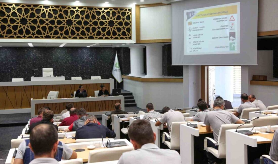 Konya’nın Meram ilçe Belediyesi, çalışanlarının görev alanlarındaki bilinç ve güvenlik