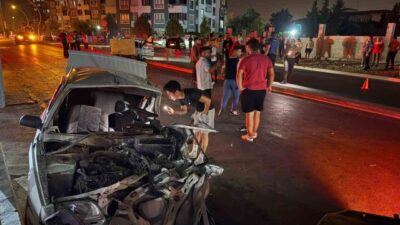 Mersin’in Tarsus ilçesinde meydana gelen trafik kazasında 1 kişi hayatını