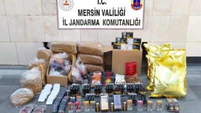Mersin’de sigara kaçakçılığı ile mücadele çalışmaları kapsamında 1 şüpheli gözaltına