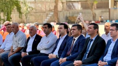 Mardin’in Midyat ilçesinde, dış cephesi Midyat taşıyla kaplanarak yenilenen Yolbaşı