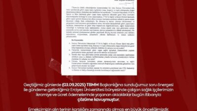 Milliyetçi Hareket Partisi (MHP) Kayseri Milletvekili Baki Ersoy, Erciyes Üniversitesi’nde