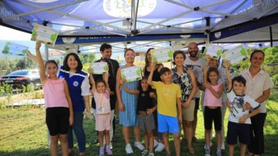 Muğla Büyükşehir Belediyesi’nin 7-11 yaş arası çocuklara doğayı tanıma, üretme