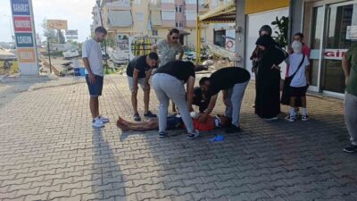 Antalya’nın Manavgat ilçesinde meydana gelen ve motosikletin yaklaşık 30 metre