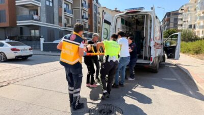 Antalya’nın Gazipaşa ilçesinde motosikletin devrilmesi sonucu meydana gelen tek taraflı