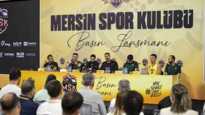Mersin Spor Kulübü, yeni sezonu Servet Tazegül Spor Salonu’nda düzenlediği