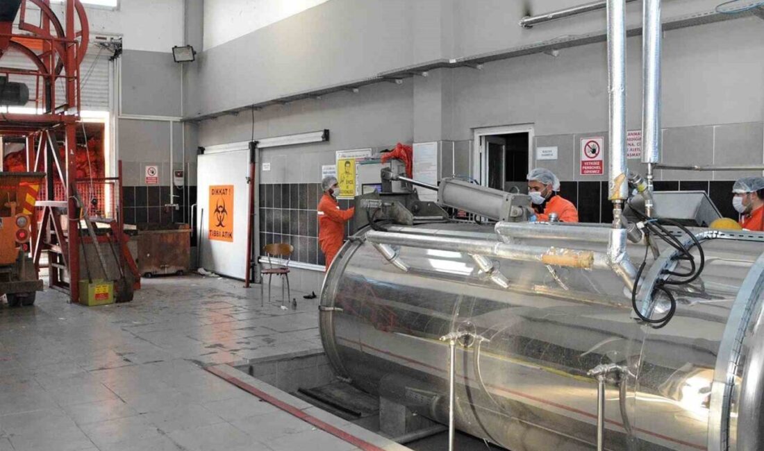 Muğla Büyükşehir Belediyesi’nin kurduğu Tıbbi Atık Sterilizasyon ve Bertaraf Tesisi,